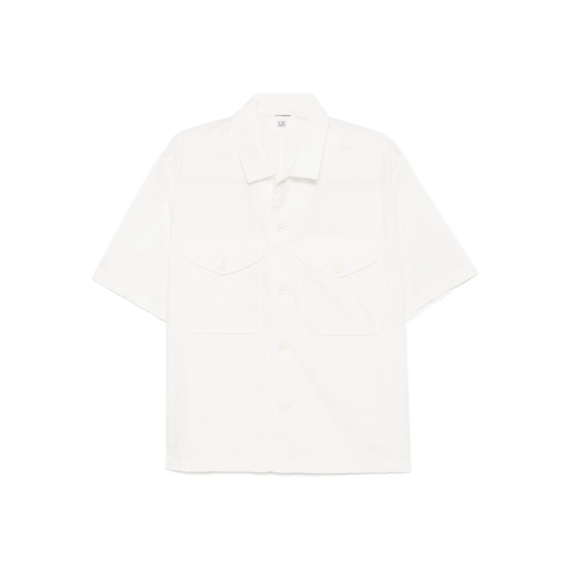 Boxy Short Sleeve Popeline Shirt