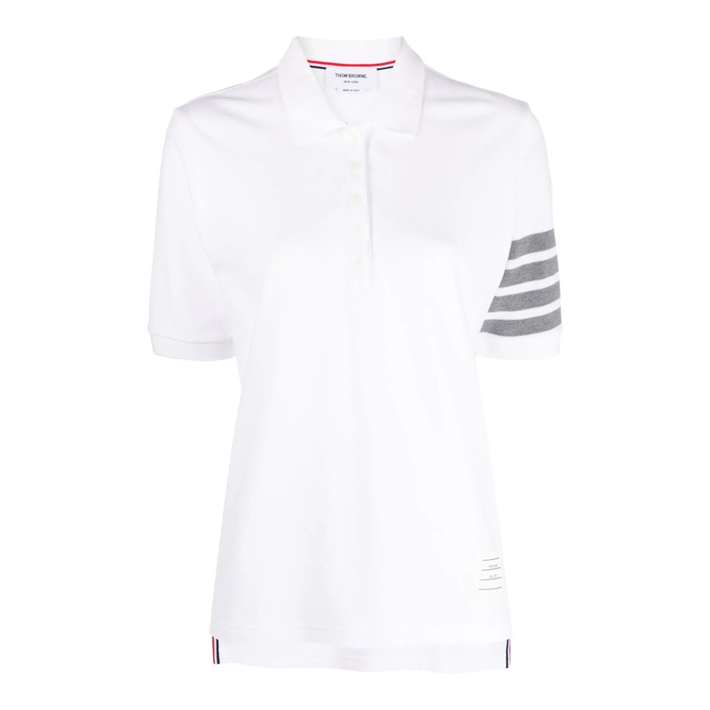 Classic Pique 4-Bar Short Sleeve Polo Women