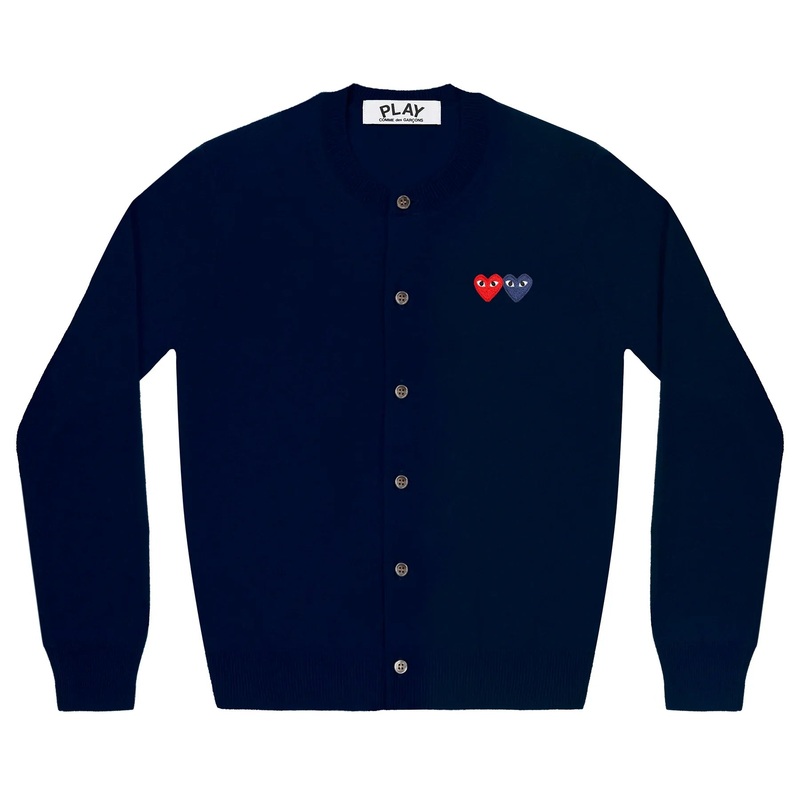 Double Hearts Cardigan Unisex