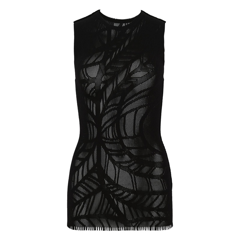 Leaf Body Ap Knit Top