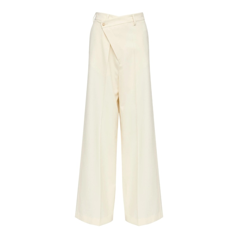 Light Wool Blend Pants