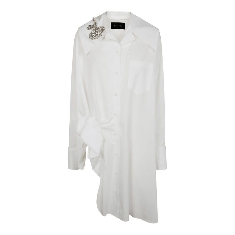 Oversized Gathered Slit Detail Top