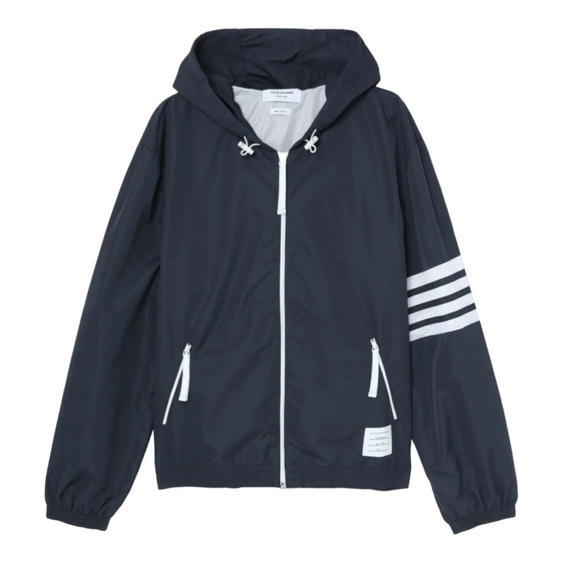 Ripstop Mesh 4-Bar Hooded Jacket Men