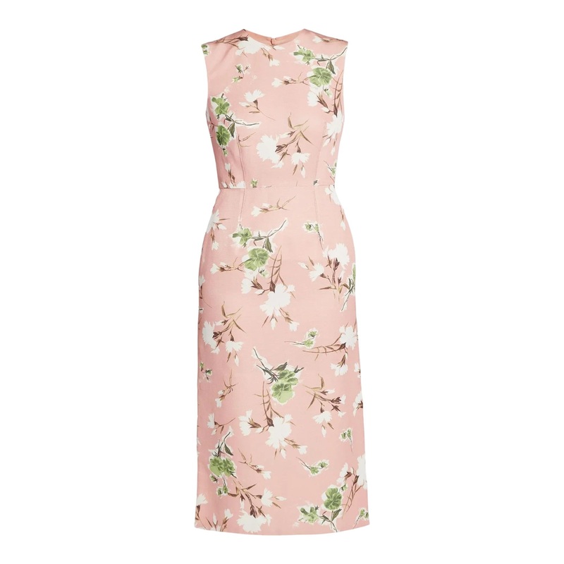 Sleeveless Midi Pencil Dress