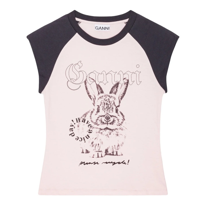 Basic Jersey Bunny Raglan T-Shirt