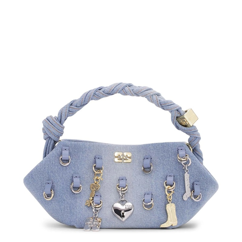 Ganni Bou Bag Mini Washed Denim