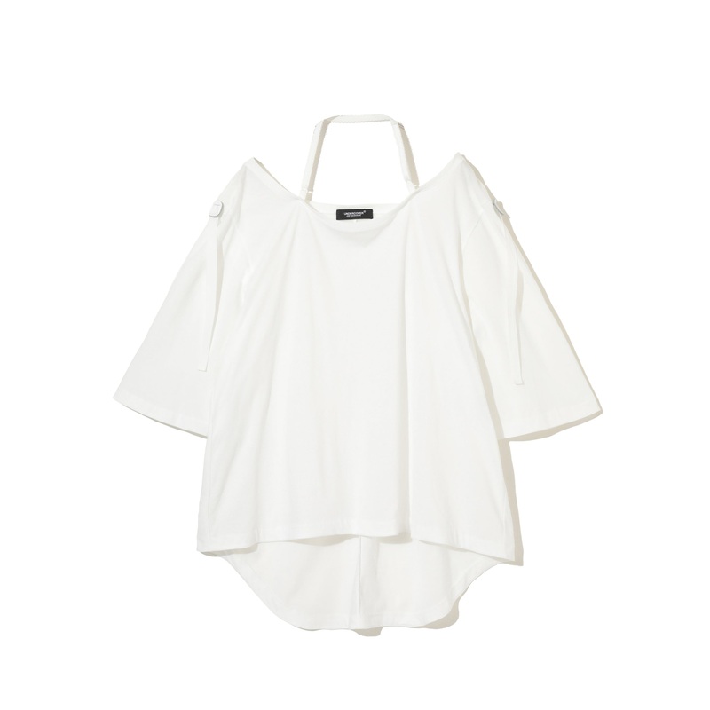 Halterneck-Detail T-Shirt