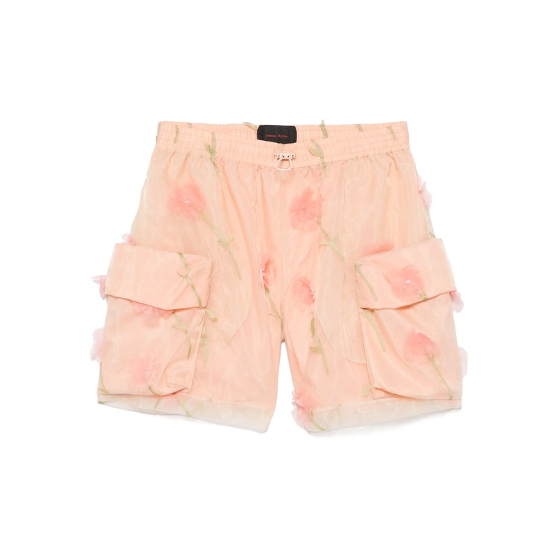 Layered Cargo Flap Shorts