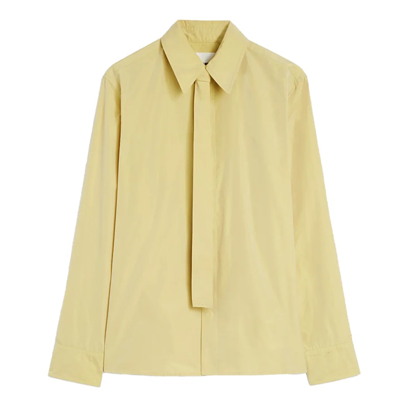 Lightweight Taffeta Tie Shirt