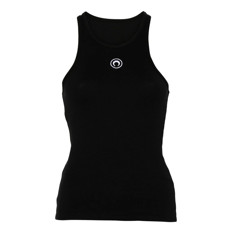 Moon Logo Ribbed Jersey Tank Top