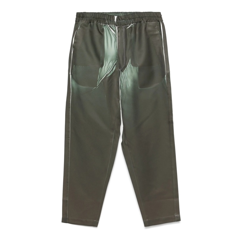 Polyester Twill Garment Printed Pants