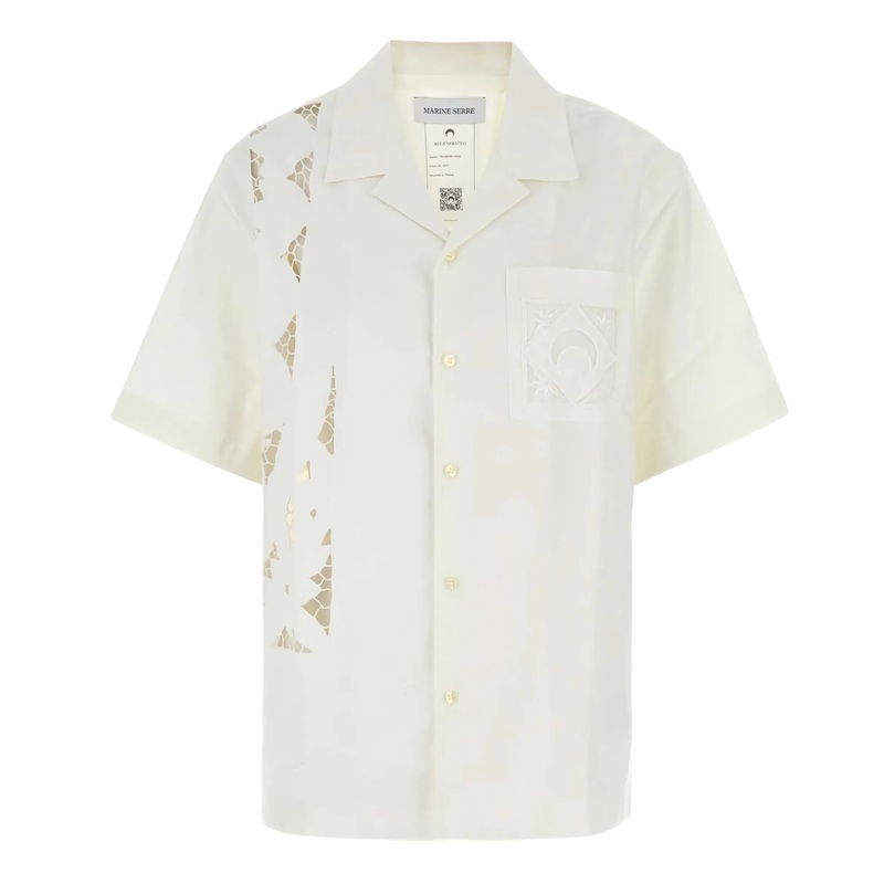 Regenerated Household Linen Bowling Shirt