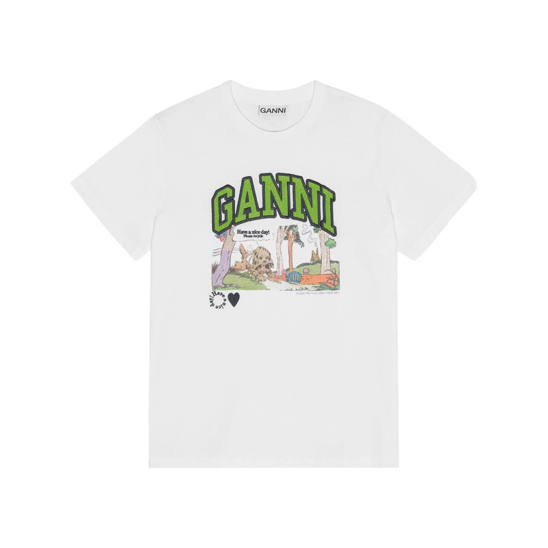 Basic Jersey Poppy Relaxed T-Shirt