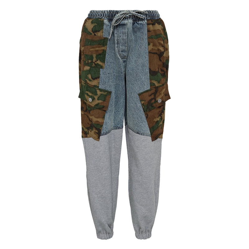 Patchwork Camo Ripstop Jogger