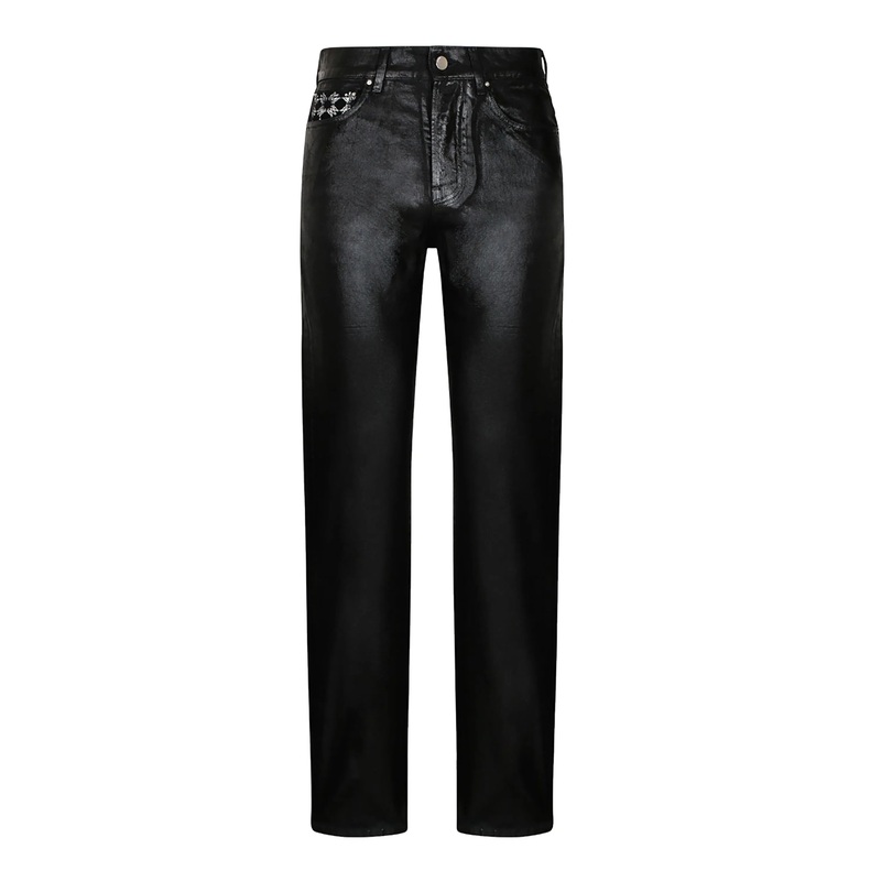 Waxed Ma Quad Printed Interior Jeans