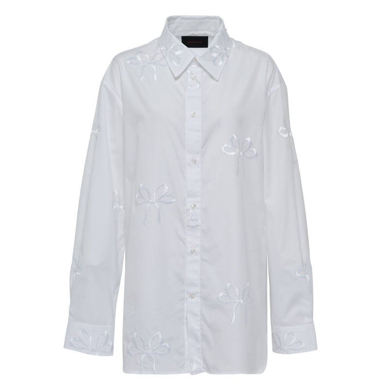Cotton Bow Easy Shirt