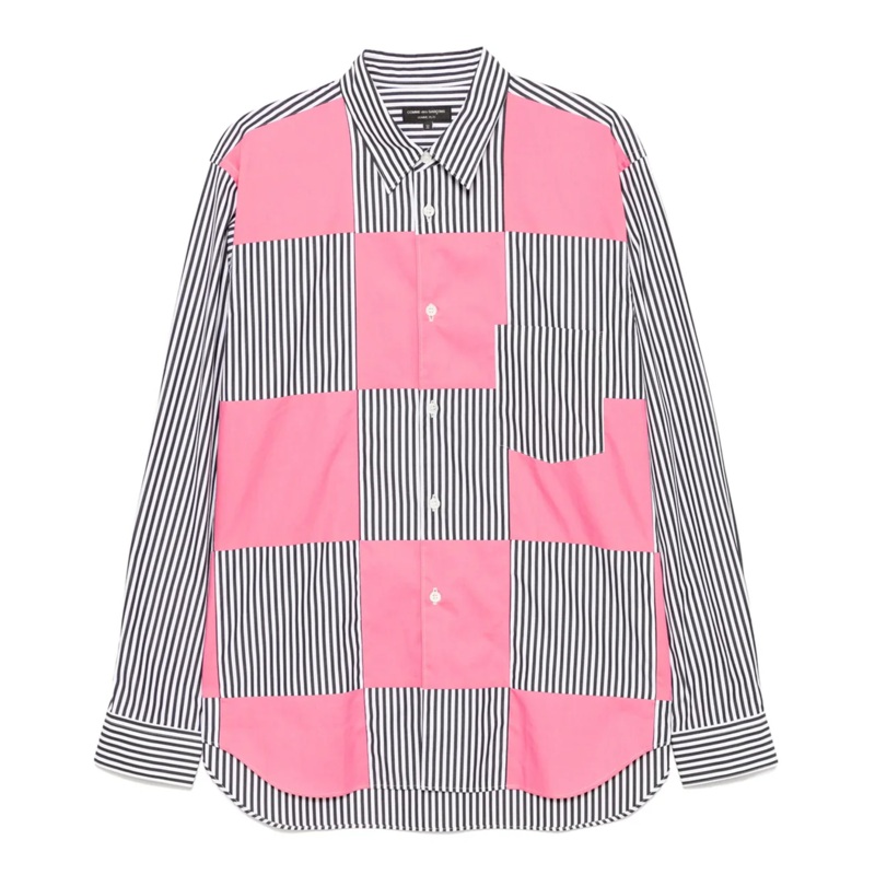 Cotton Broad Stripe X Cotton Blouse