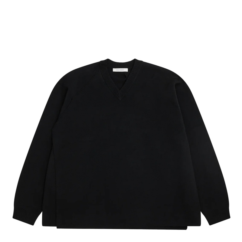 Flag Knit V-Neck Top