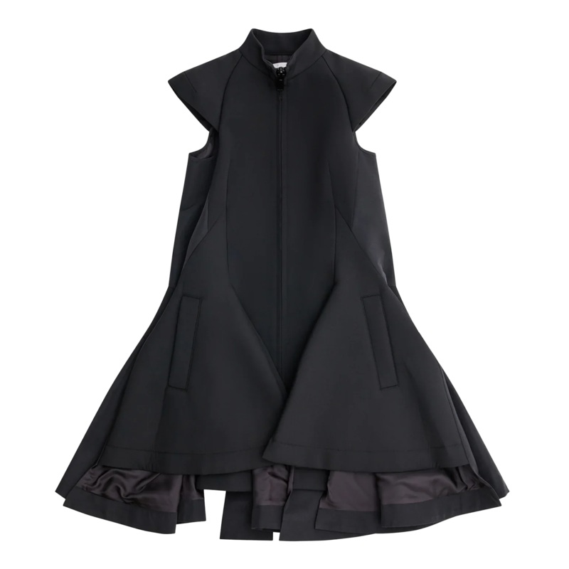 Matelasse Twill Mix Dress