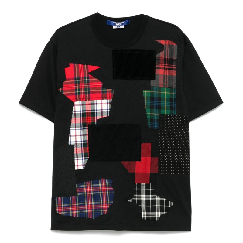 Multi Fabrics Patchwork Tee