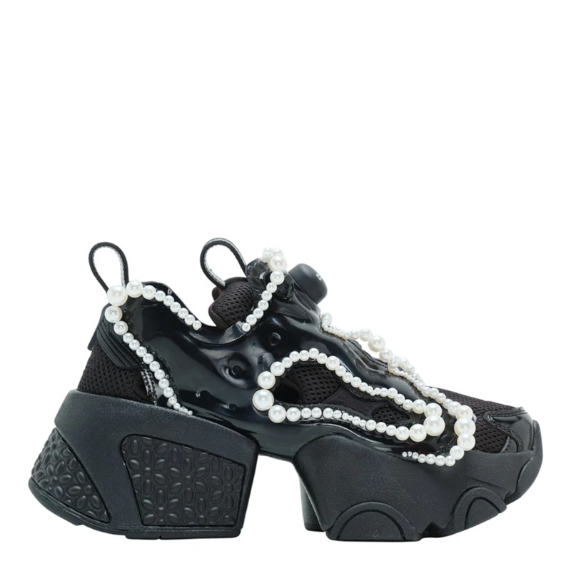 Noir X Reebok Pearl Deco Sneakers