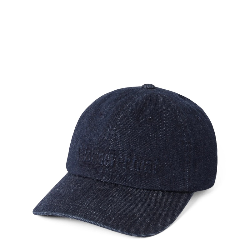 Onyx Embossed Denim Cap