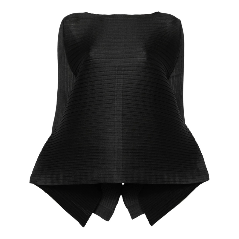 Paneled Pleats Pleated Top