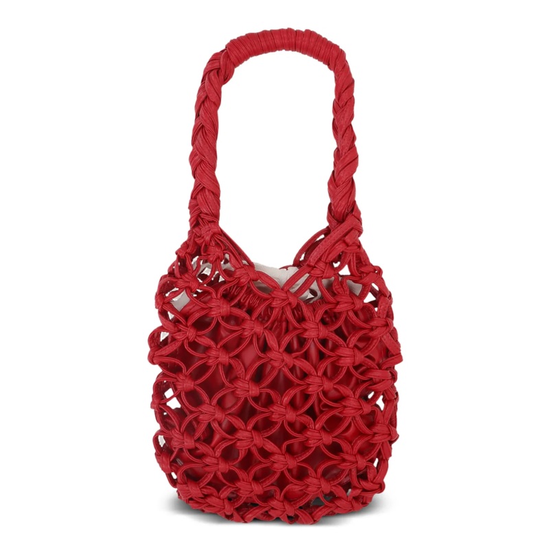 Synthetic Leather Top Handle