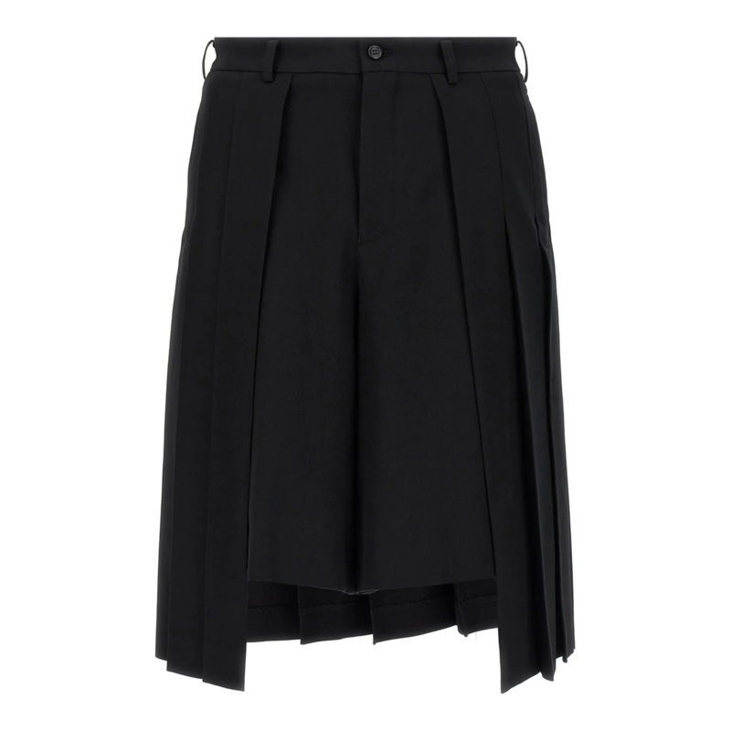 Wool Gabardine Medium Shorts