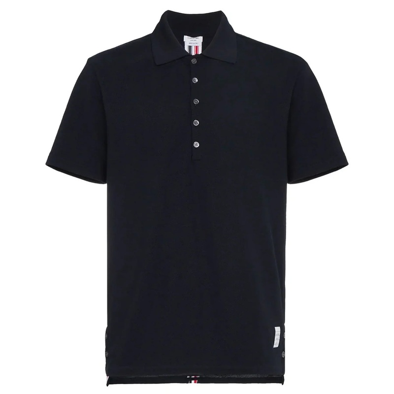 Classic Pique Stripe Relaxed Polo Men