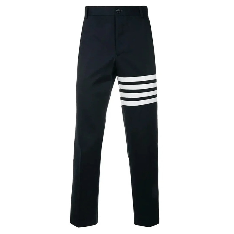 Cotton Twill 4-Bar Unconstructed Chino Trousers Men