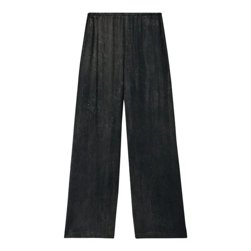 Crystal Hotfix Slim Relaxed-Fit Pants