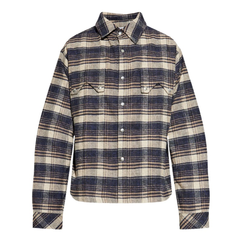Flannel Long Sleeve Overshirt
