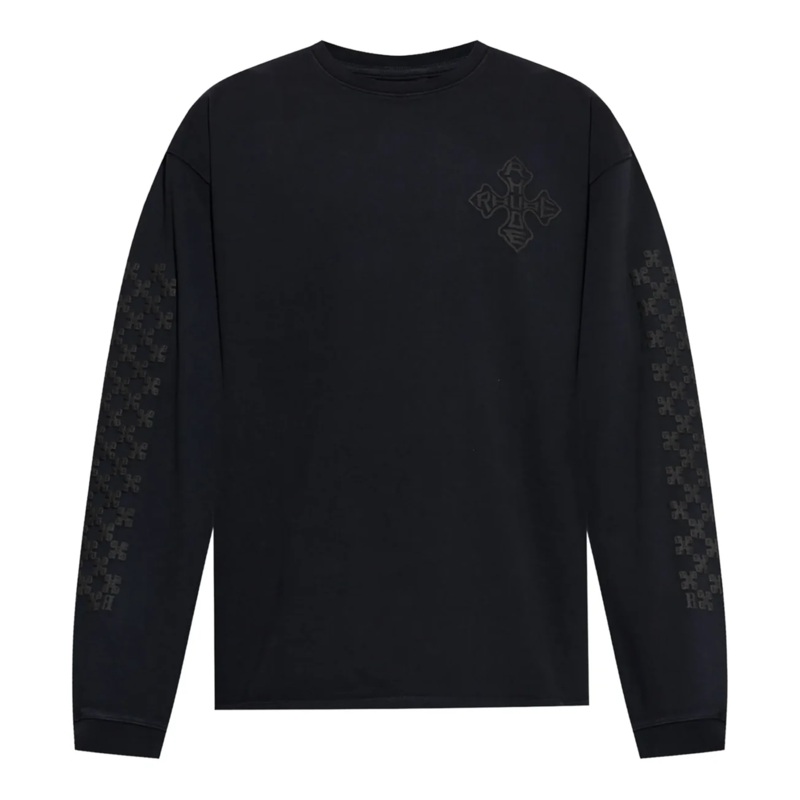 Rhude Cross Logo Long Sleeve Tee
