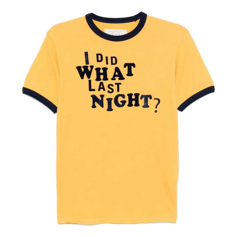 Unisex I Did What Last Night Ringer T-Shirt