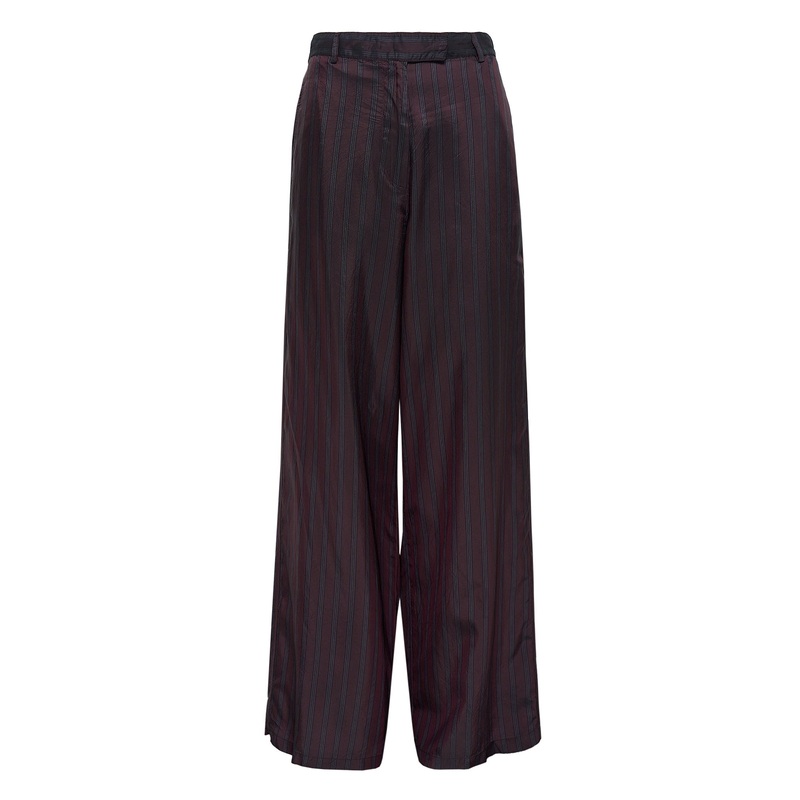 Wide Leg Casual Pants Stripes