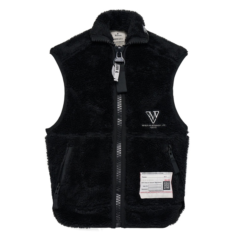 Amateur Sewn Wide Back Boa Vest