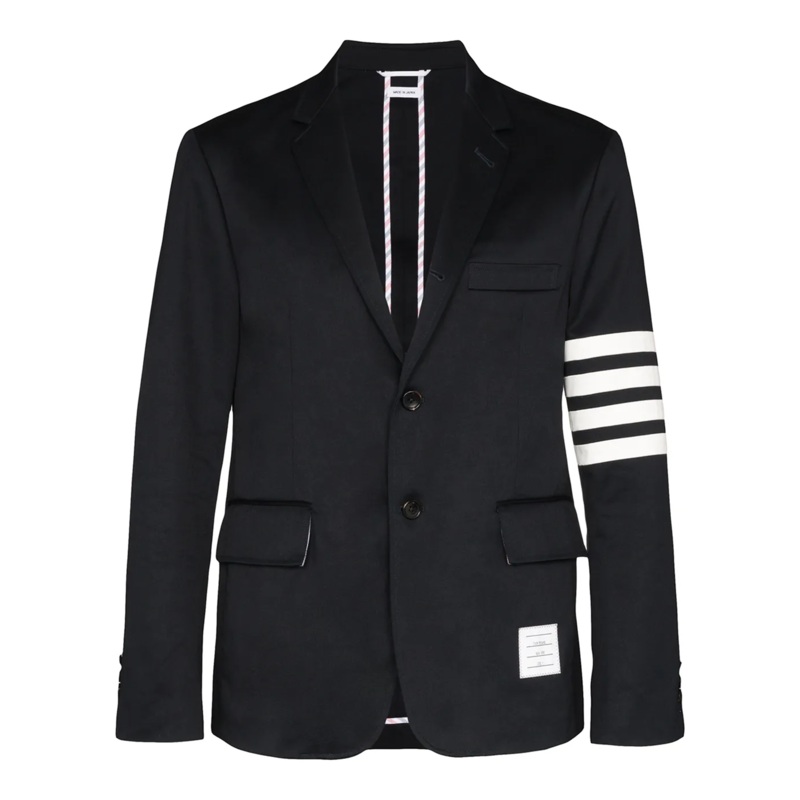 Cotton Twill 4-Bar Unconstructed Classic Sport Coat Men