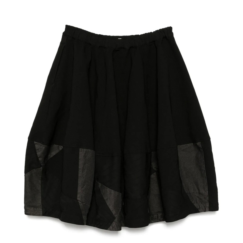 Polyester Thick Patchwork Skirt