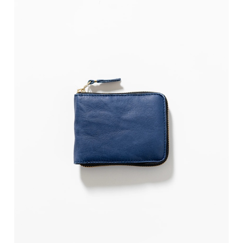 Washed U Zipped Wallet