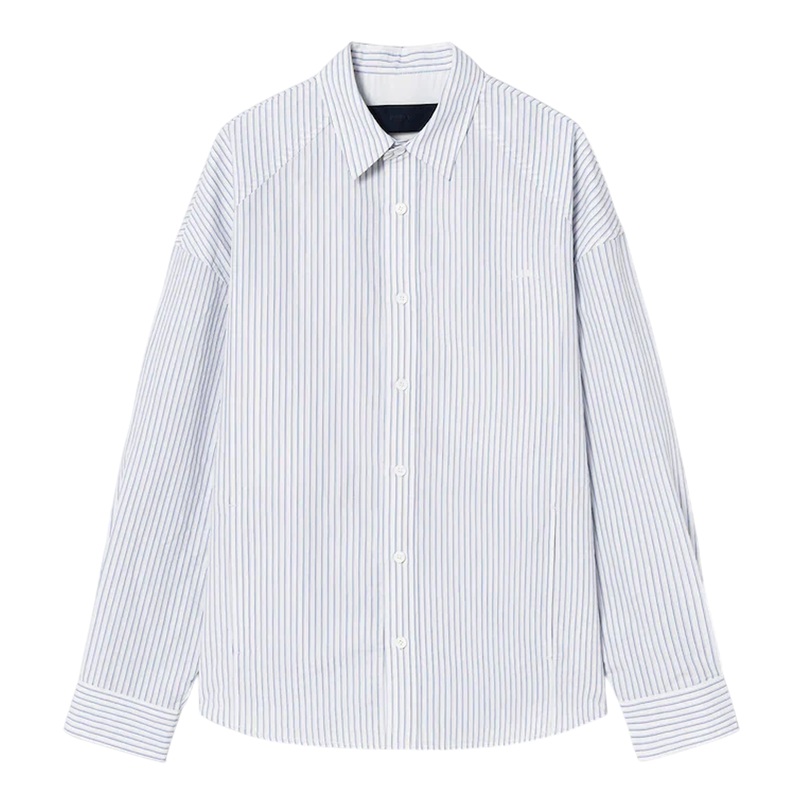 Back Slit Stripe Shirt