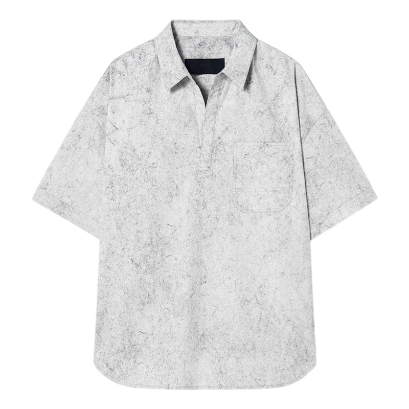 Coal Cotton T-Collar Short Sleeve Shirt