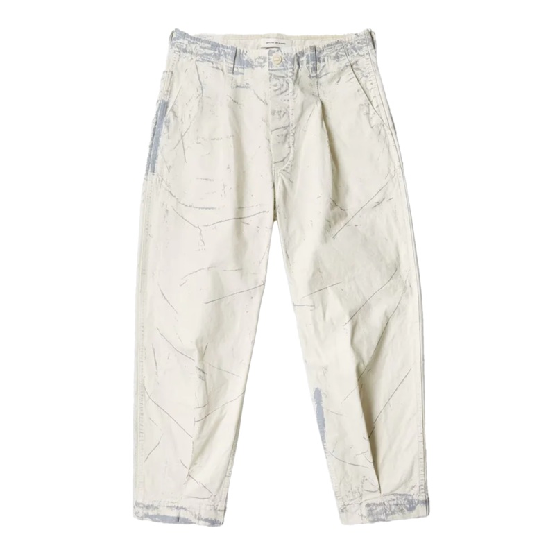 Cotton Cargo Pants Hand Painted