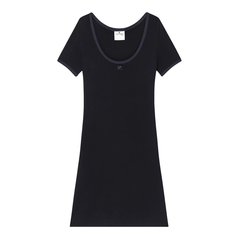 Holistic Contrast Mini Dress