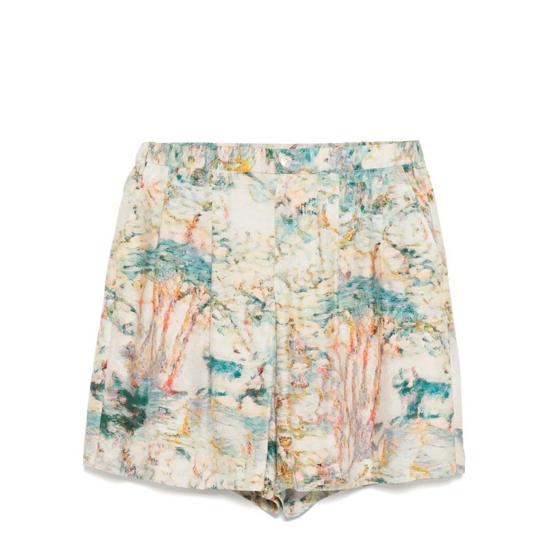 Silk Abobe-The Knee Shorts
