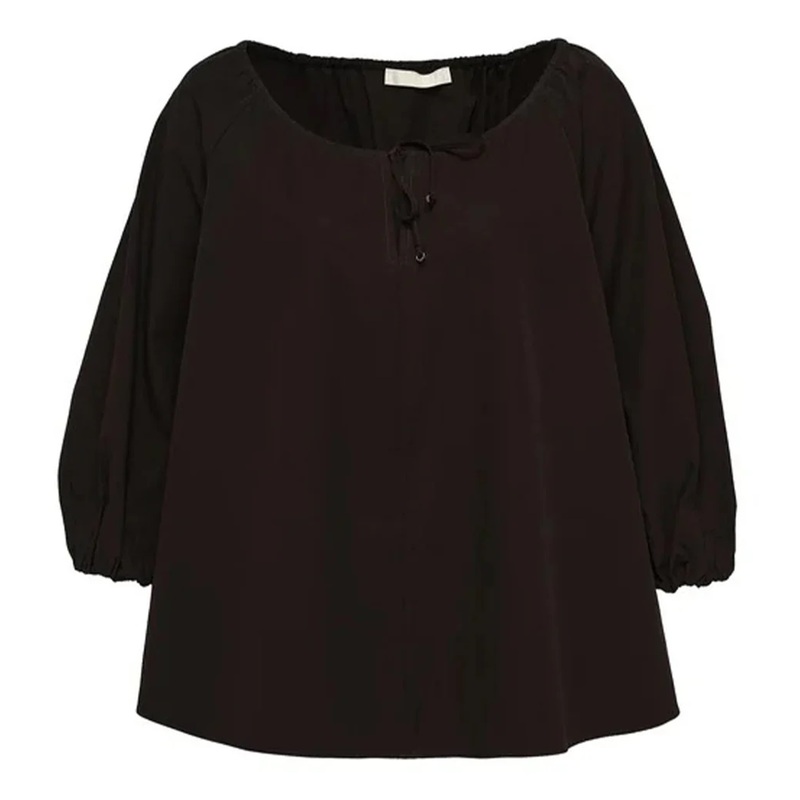 Tumbled Cotton Flare Top