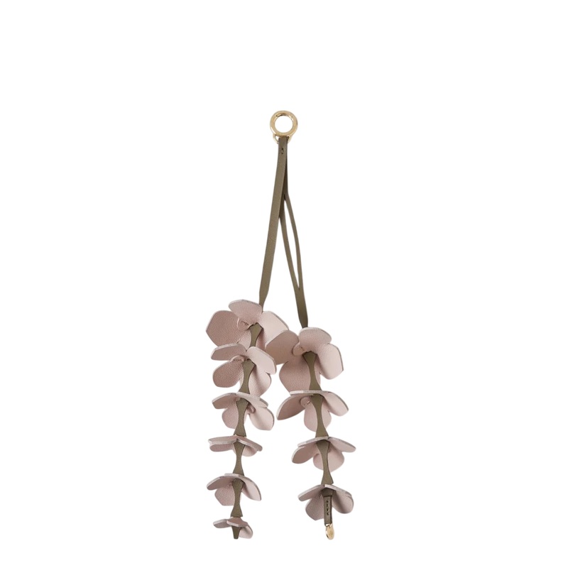 Flower Keyring – Wisteria Blossom Pink Mixed Material