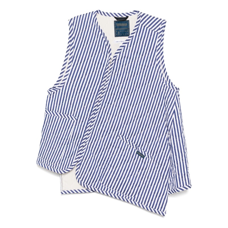CDG SHIRT x LAVENHAM bias Thor Vest