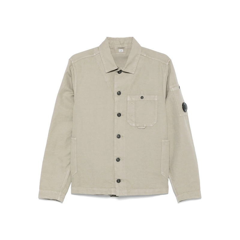 Cotton/Linen Lens Overshirt