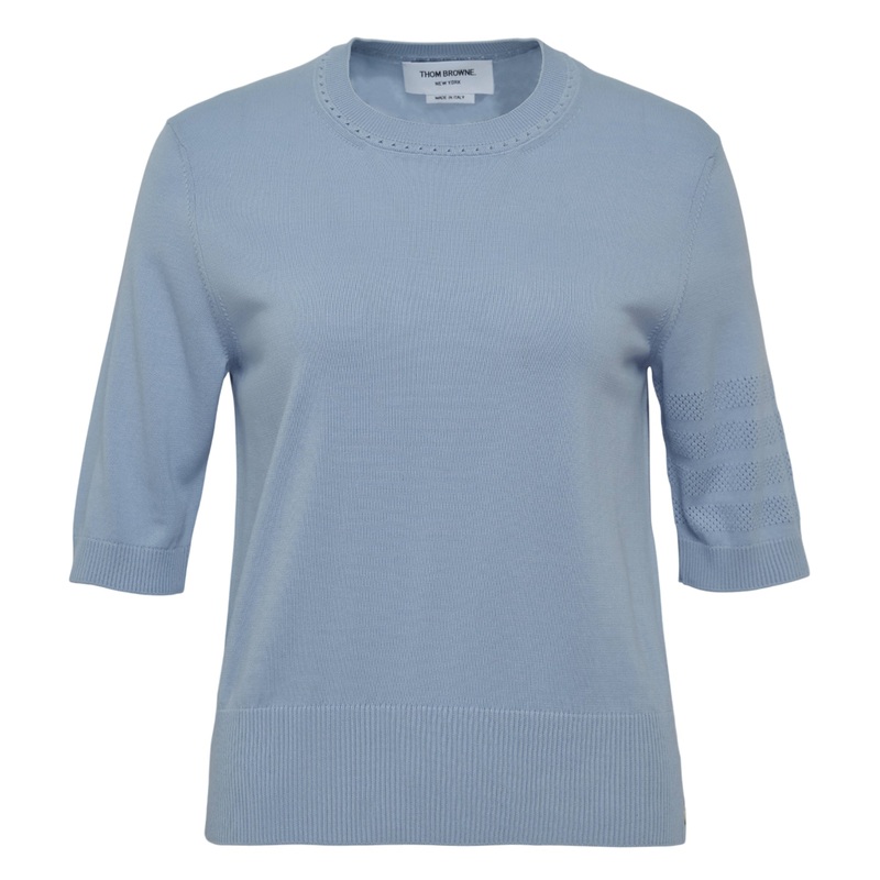 Jersey Stitch Ss Tee In Cotton